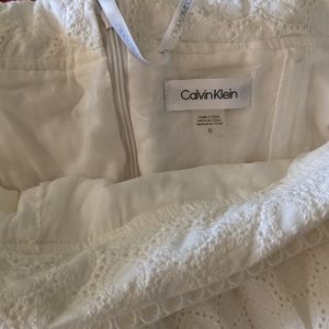 Calvin Klein off the shoulder dress